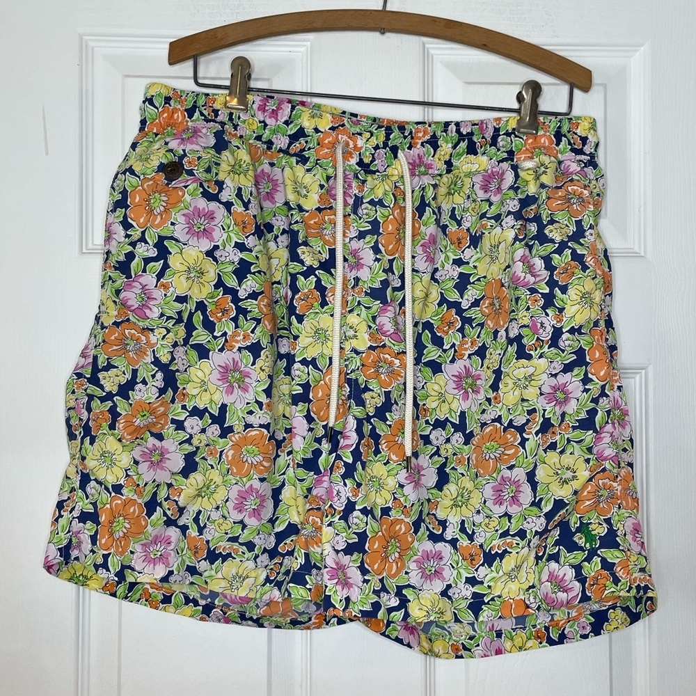 POLO by RALPH LAUREN FORAL SWIM TRUNKS - XL